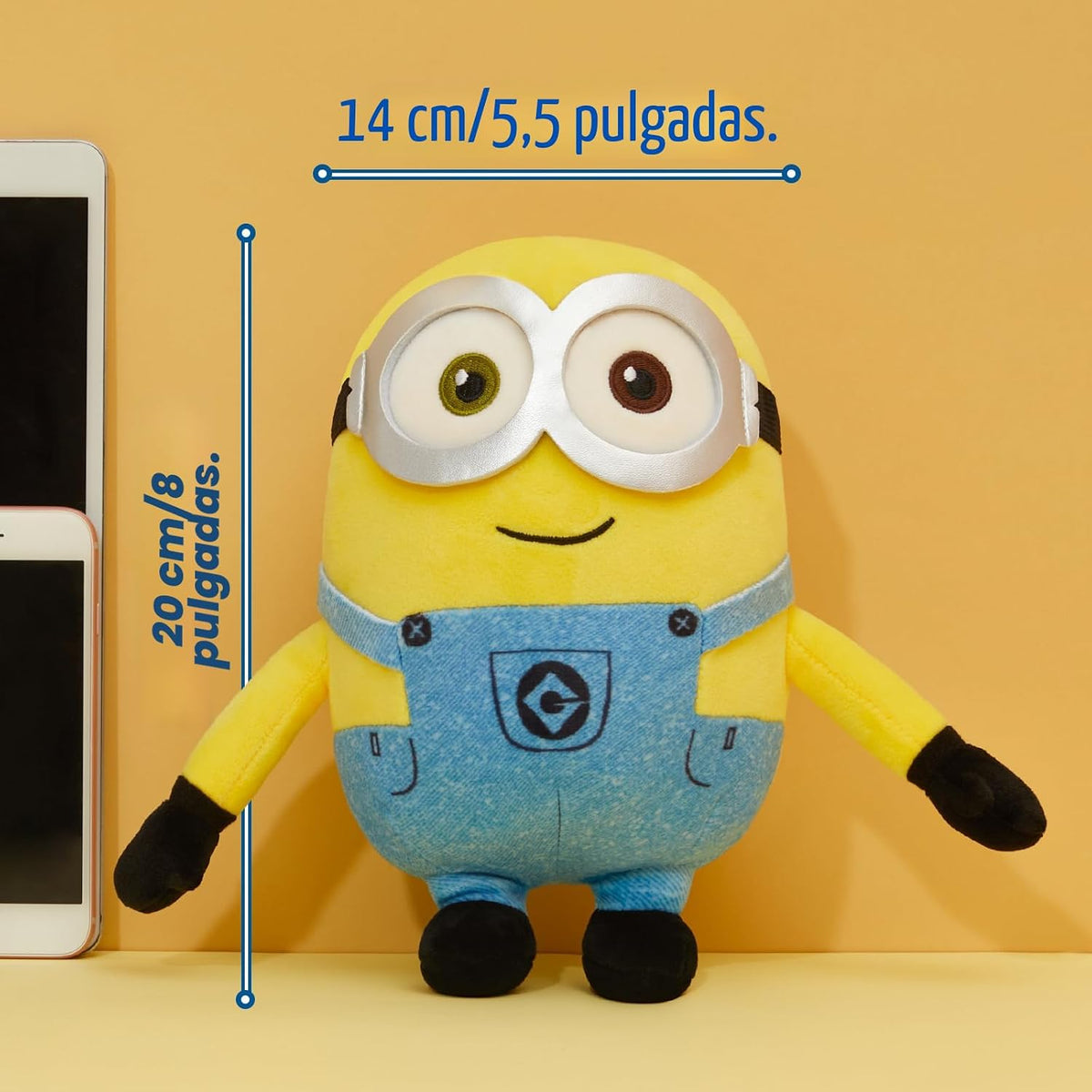 MINISO Animales de Peluche Minions, Bob de 8 pulgadas