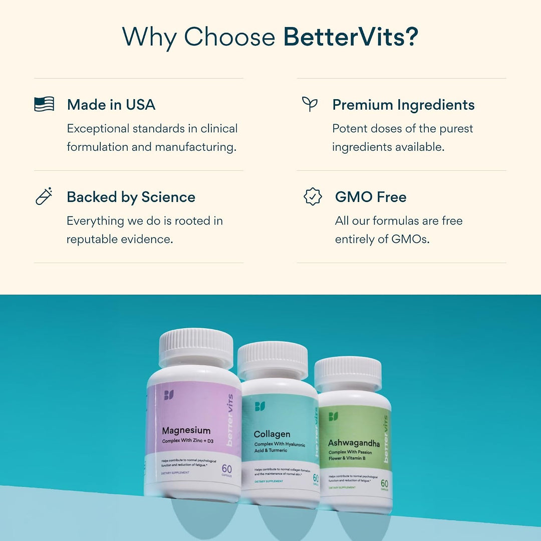 Bettervits Multivitamínico para mujeres y hombres | Multivitamínico...