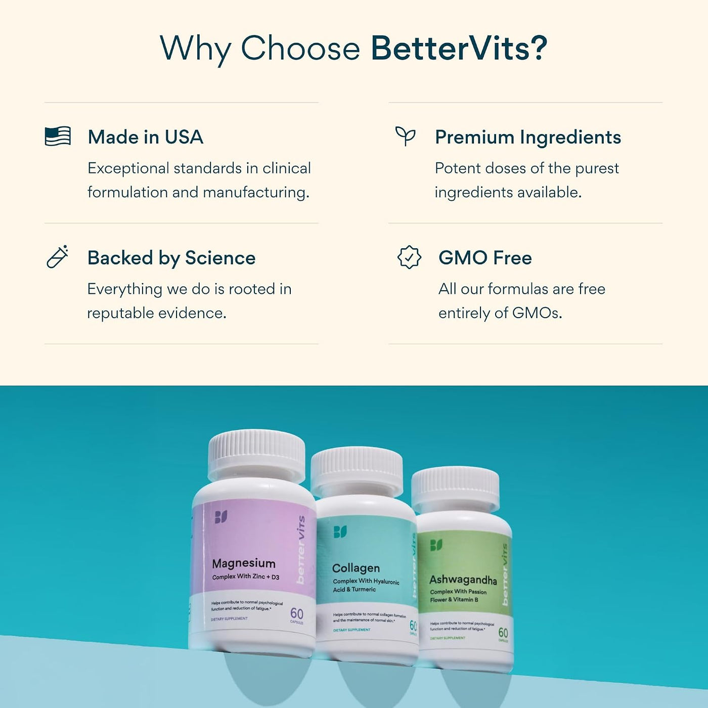 Bettervits Multivitamínico para mujeres y hombres | Multivitamínico...