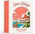 Tarjetas de lista de cubo de aventura de San Diego, 50 tarjetas para rascar
