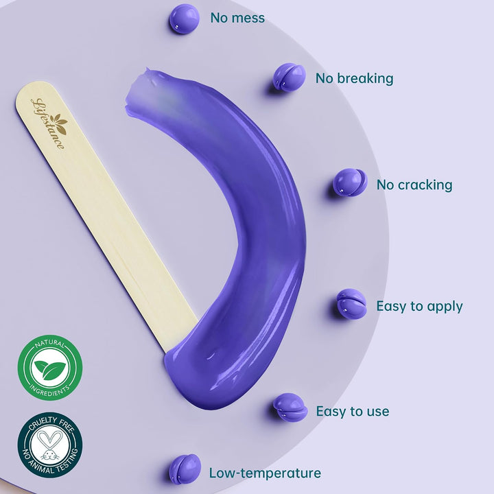 Lifestance - Kit de perlas de cera de 2.5 libras, perlas de cera du...