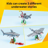 LEGO Creator - Juguete de construcción de tiburón feroz