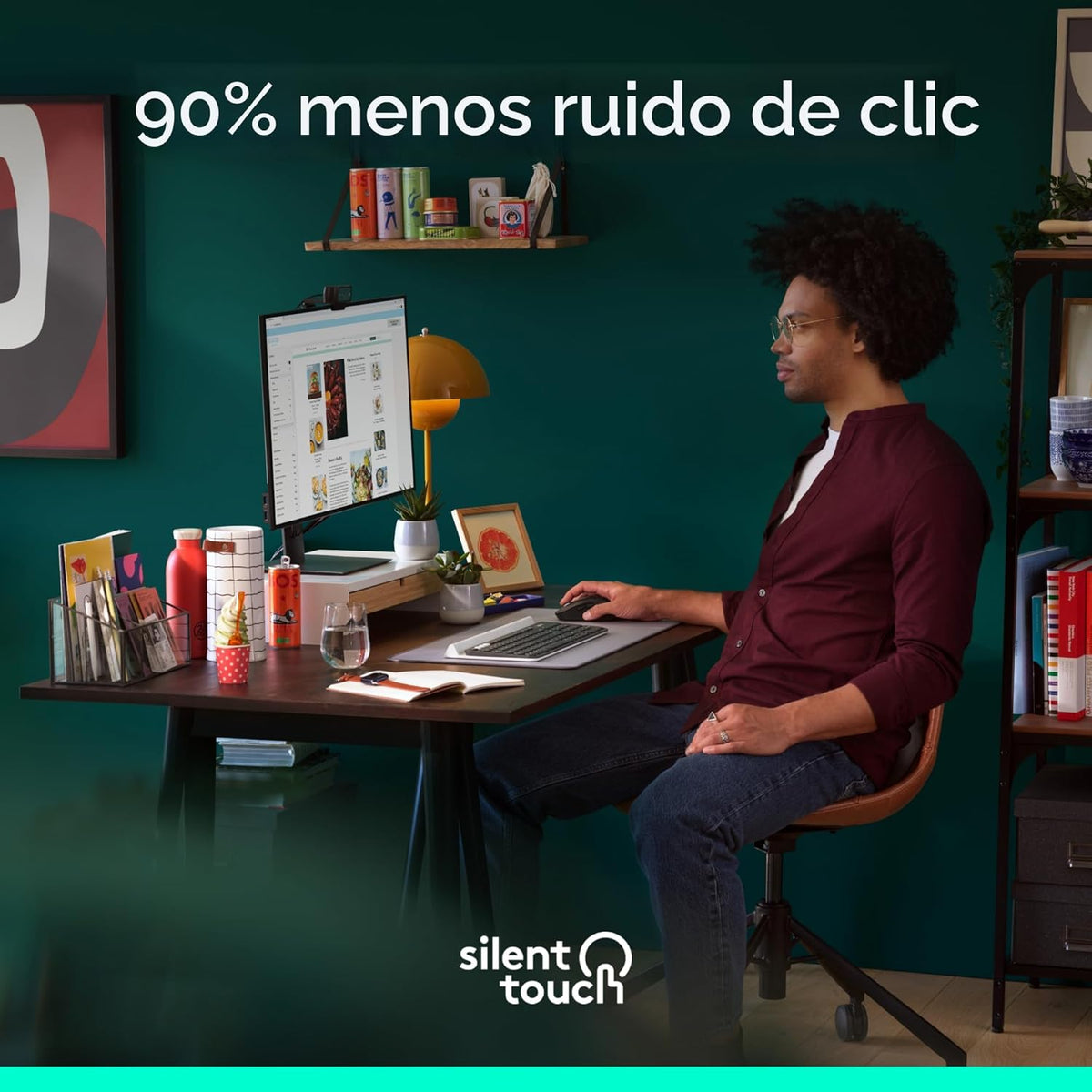 Logitech Ratón inalámbrico Signature M650 L de tamaño completo - Ma...