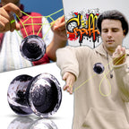 FETESNICE Yoyo profesional Yoyo de mariposa Y26 - Yoyo giratorio de dedo de doble modo receptivo/no responde, para niños, adultos y jugadores de competencia | Yoyo profesional con 10 cuerdas + estuche