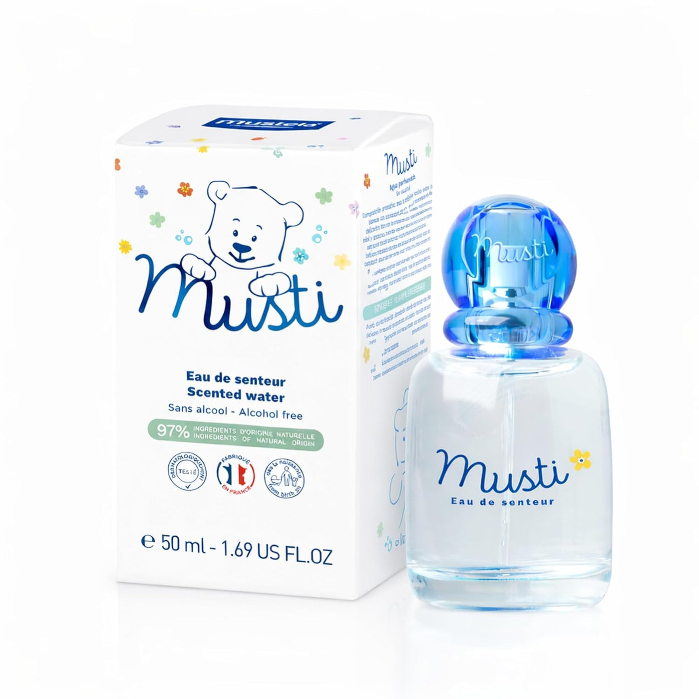Mustela Musti - Spray de perfume y colonia a base de plantas para b...