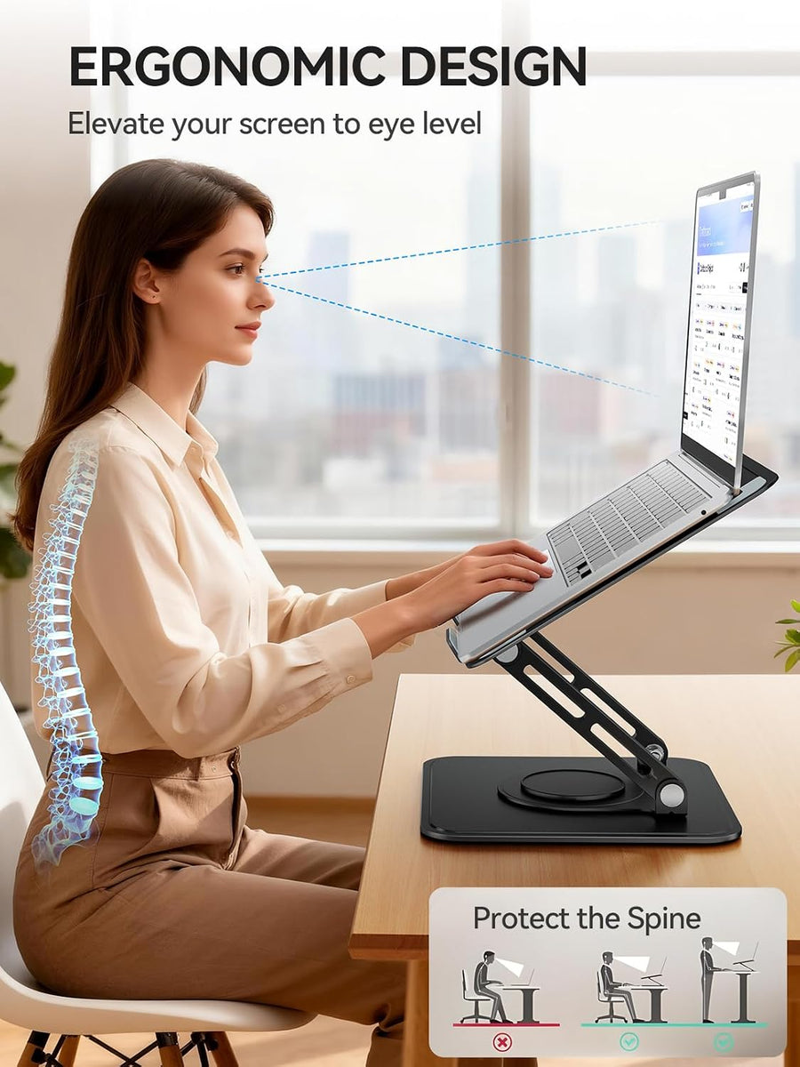 tounee Soporte para computadora portátil para escritorio, soporte a...