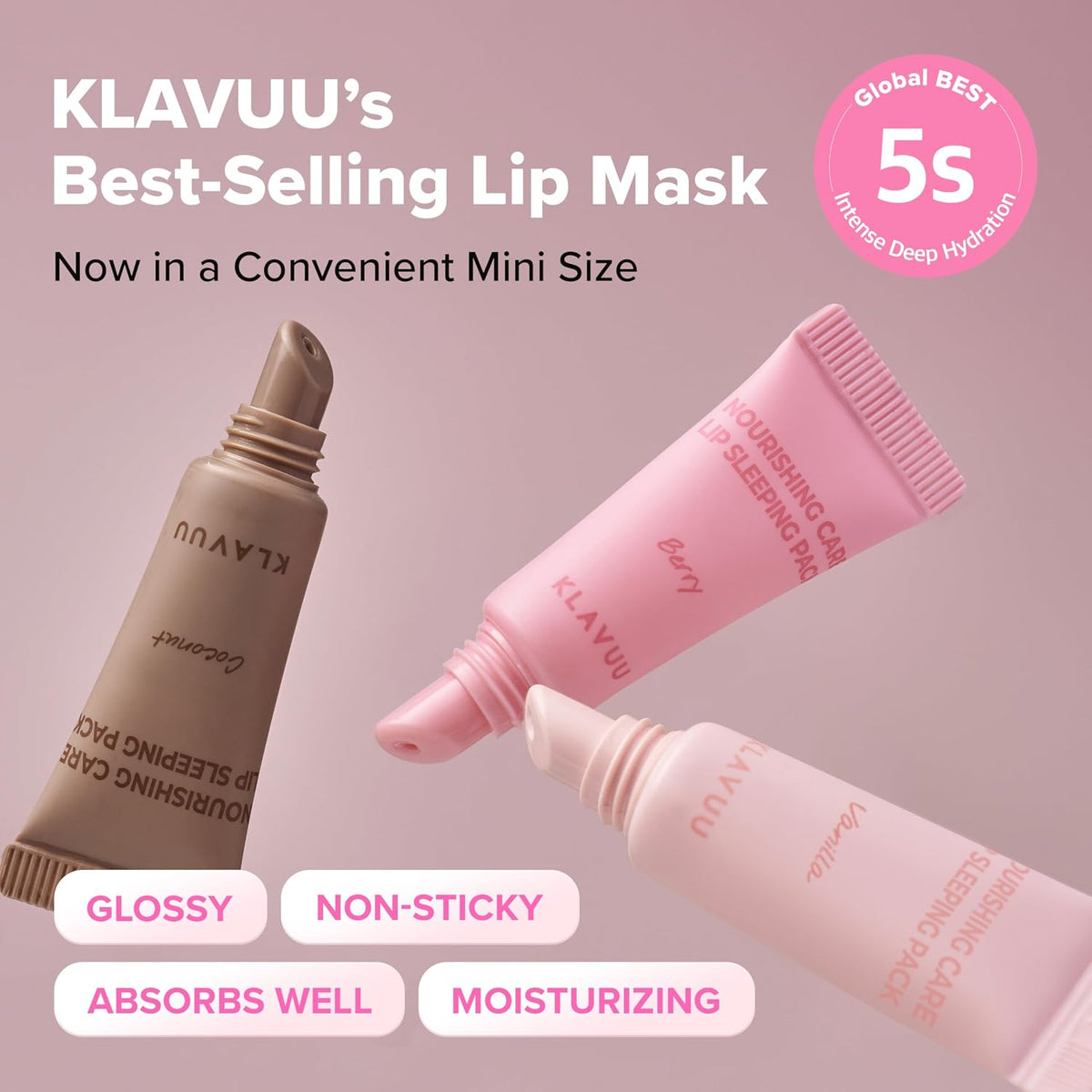 Klavuu Kit de Máscara Labial Sleeping Pack Boostking \u2013 Tratami...