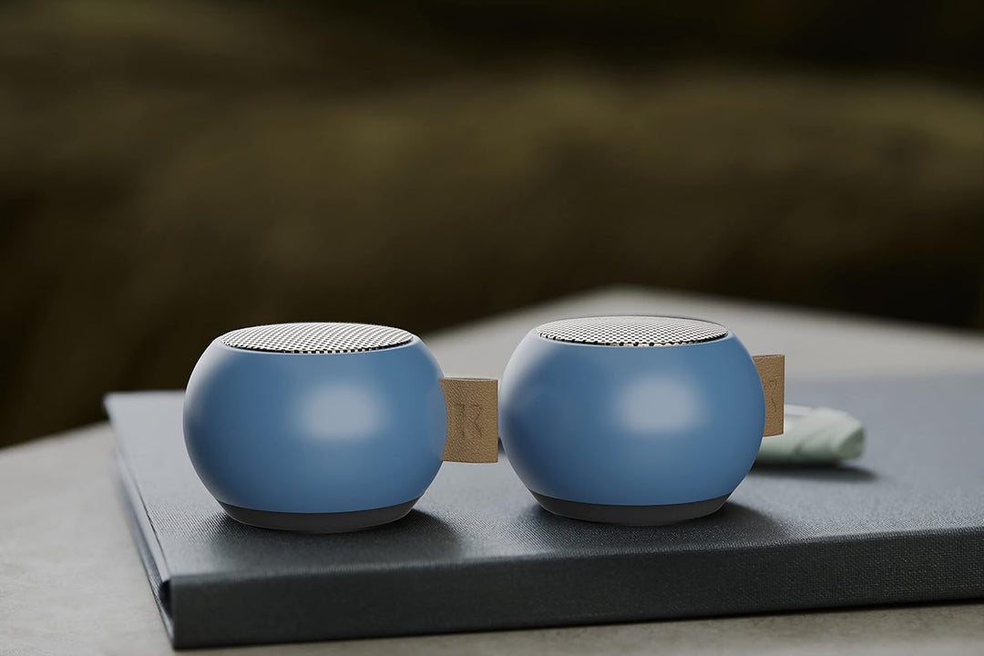 KREAFUNK aGO Mini altavoz Bluetooth portátil, resistente al agua (I...