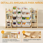 Organizador de almacenamiento de juguetes extragrande