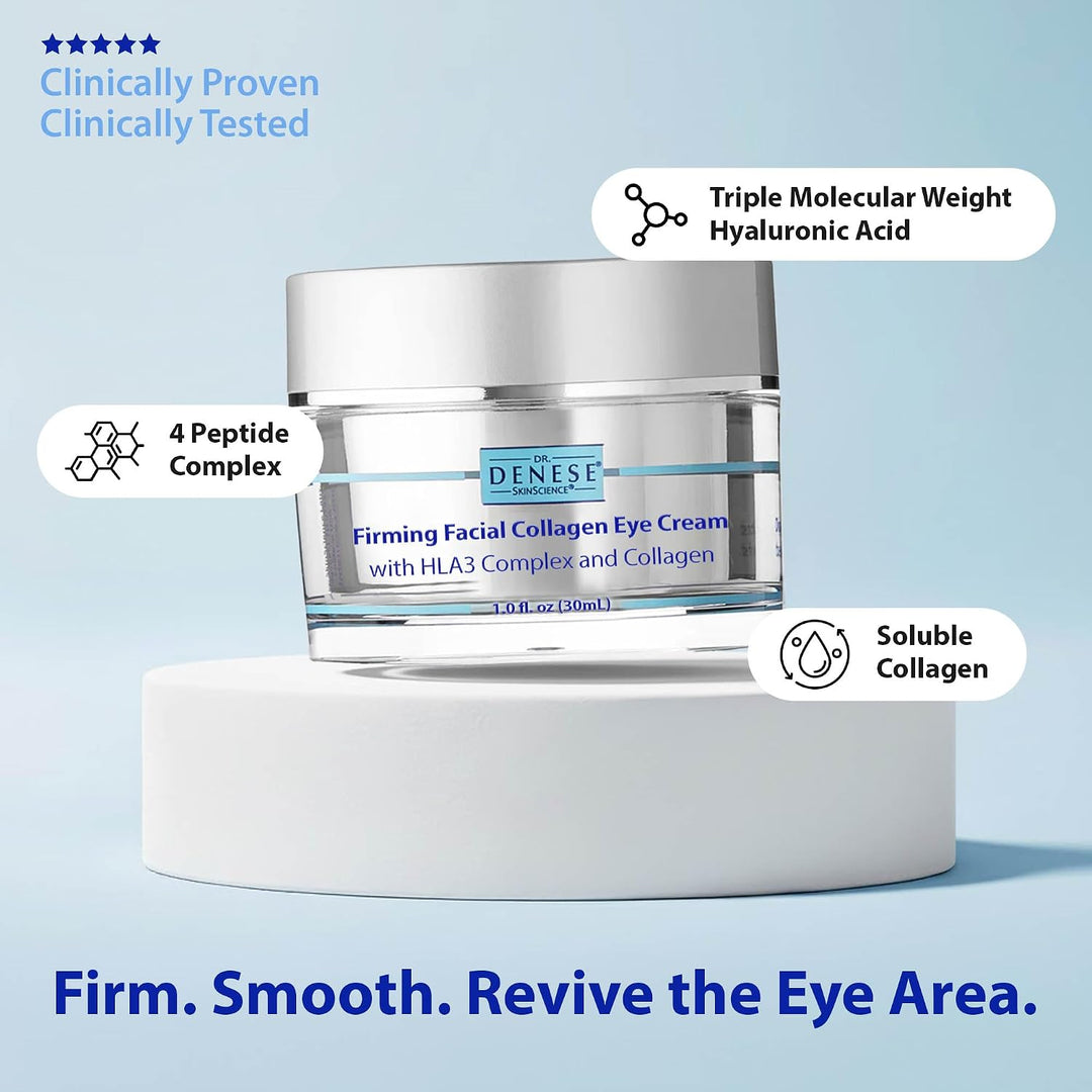 Dr. Denese SkinScience Crema facial reafirmante de colágeno para oj...