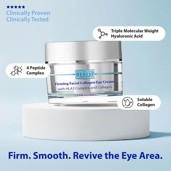 Dr. Denese SkinScience Crema facial reafirmante de colágeno para oj...