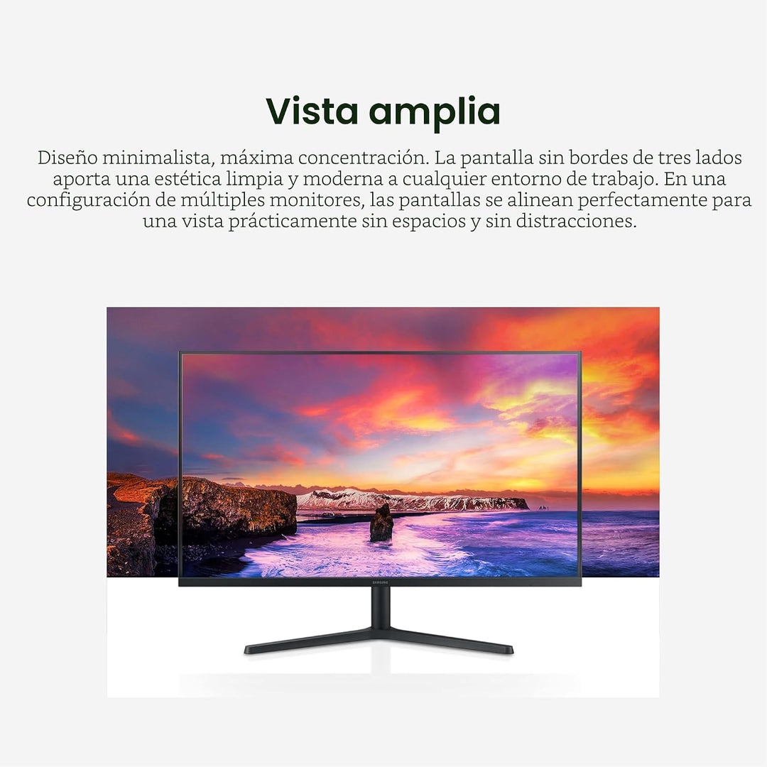 Monitor de computadora plano Samsung de 32" | Frecuencia de actuali...