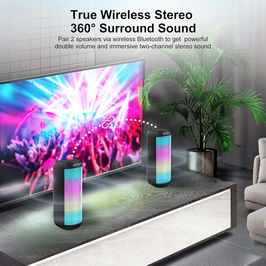 Altavoz Bluetooth, sonido fuerte estéreo HD de 20 W, inalámbrico po...