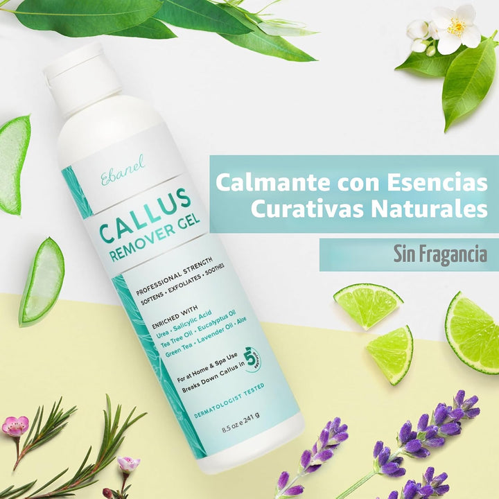Ebanel Juego de removedor profesional de callos para pies y crema d...