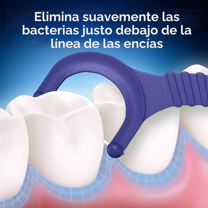 Oral-B Glide Arctic Peppermint Oil Palillos de hilo dental, menta,...