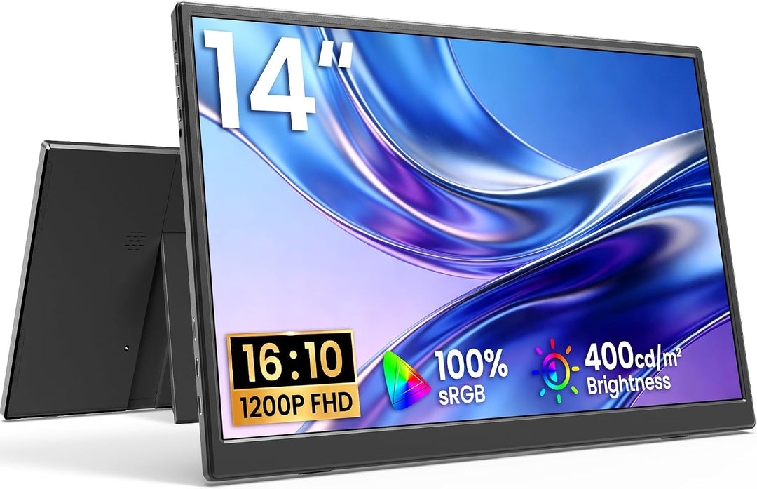 VILVA 14" 1200p USB-C HDMI HDR Monitor portátil | 14" 1200p...
