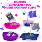 Original Stationery Mini kit de slime de galaxia para niñas y niños de 7 a 12 años, juego de slime que brilla en la oscuridad con purpurina, divertido juguete de manualidades espaciales para juegos creativos, regalo de cumpleaños para niños