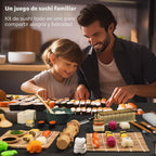 Delamu Sushi Making Kit 27 en 1 [Padre-Hijo] Sushi Kit
