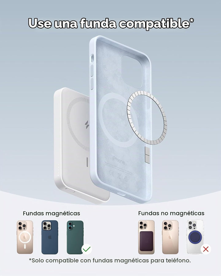 Anker Batería magnética 622 (MagGo), cargador portátil inalámbrico...