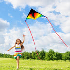 Xida - Cometa de pulpo para niños de 4 a 8 años, cometas profesionales para principiantes y adultos, cometas de playa fáciles de volar para niños y niñas, cola larga y colorida con línea de 200 pies