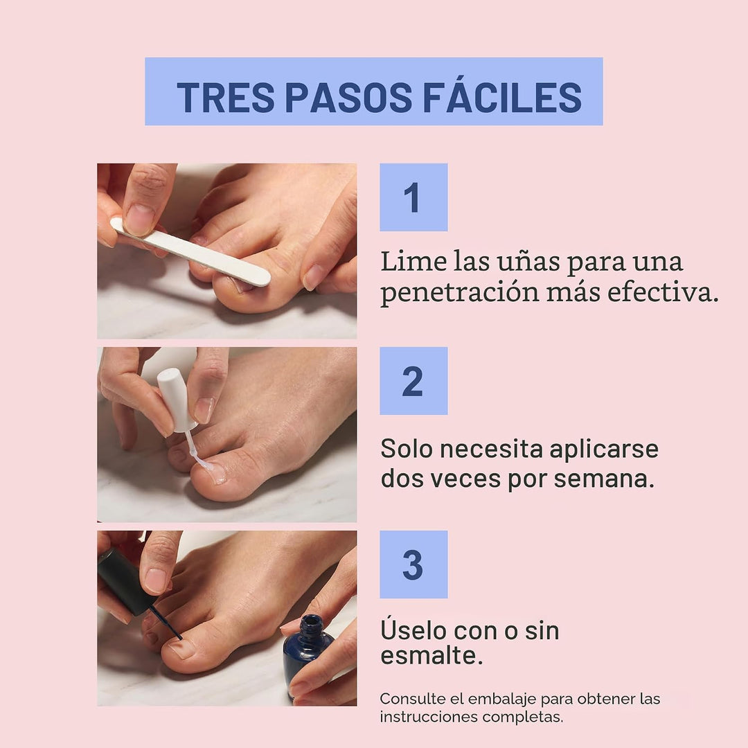 Kerasal Renovación avanzada de uñas Clear &amp; Defend, reparación...