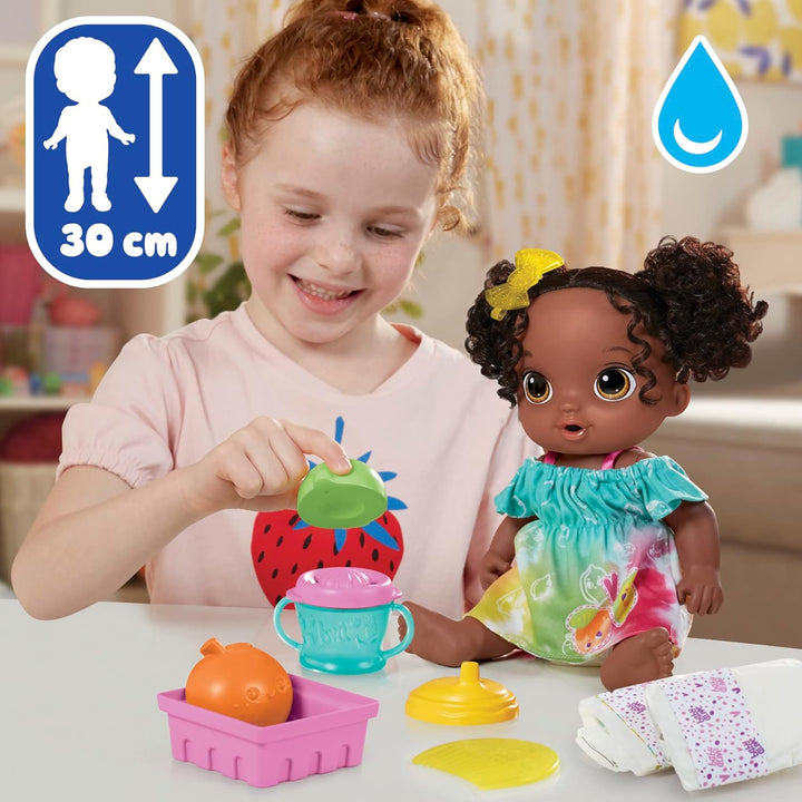 Baby Alive Muñeca Fruity Sips, Lima, Juguetes para niñas de 3 años,...