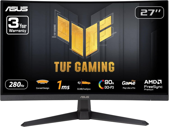 ASUS TUF Gaming 27\u201D Monitor curvo 1080P (VG27VQM1B) \u2013 Ful...