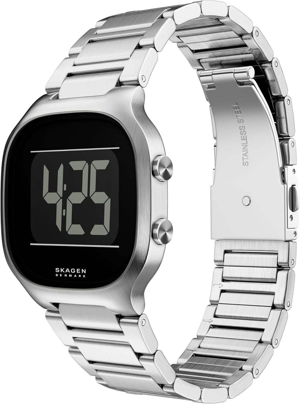 Skagen Reloj digital de acero inoxidable Mellem para hombre