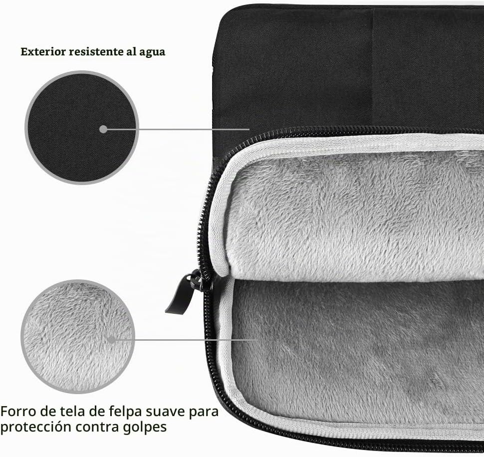 UPERFECT Funda protectora para portátil de poliéster de 16,1 pulgad...