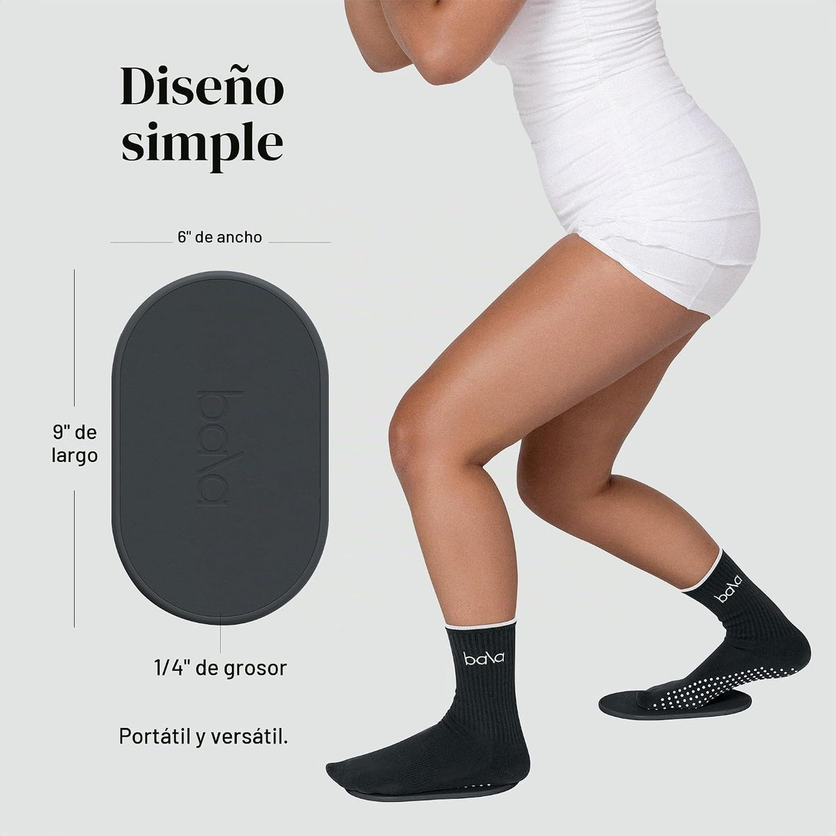 Bala Deslizadores de Cápsula para Entrenamiento, Deslizadores de Entrenamiento del Core - Deslizadores de Ejercicio de Piso y Deslizadores de Fitness para Sentadillas, Zancadas y Variaciones de