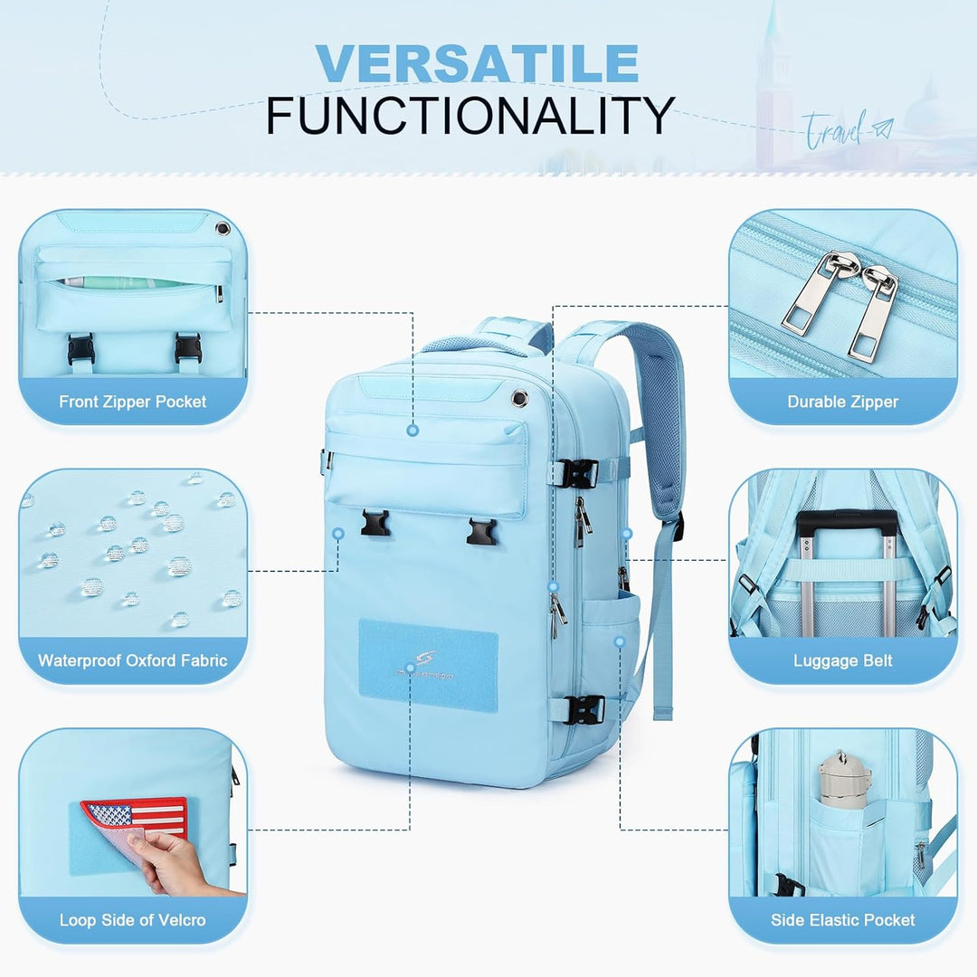 Maelstrom Mochila de viaje para mujeres y hombres, 35L Mochila impe...