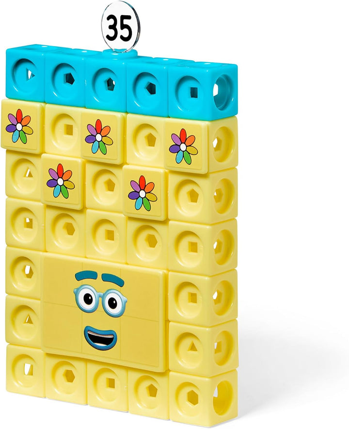 hand2mind Numberblocks 31-40 MathLink Cubos - Juego de actividades,...