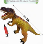Gzsbaby Juguetes de dinosaurios grandes para niños pequeños, figuras de dinosaurio de tiranosaurio Rex de 28 pulgadas, juguetes de dinosaurio realistas jumbo para niños y niñas, regalo para niños de 1, 2, 3, 4, 5, 6, 7, 8 años (verde)