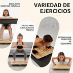 Juoe Tabla de equilibrio de laberinto para niños y adultos, hasta 350 libras para habilidades de coordinación, carreras de obstáculos, juguetes de equilibrio sensorial para niños, tabla de equilibrio