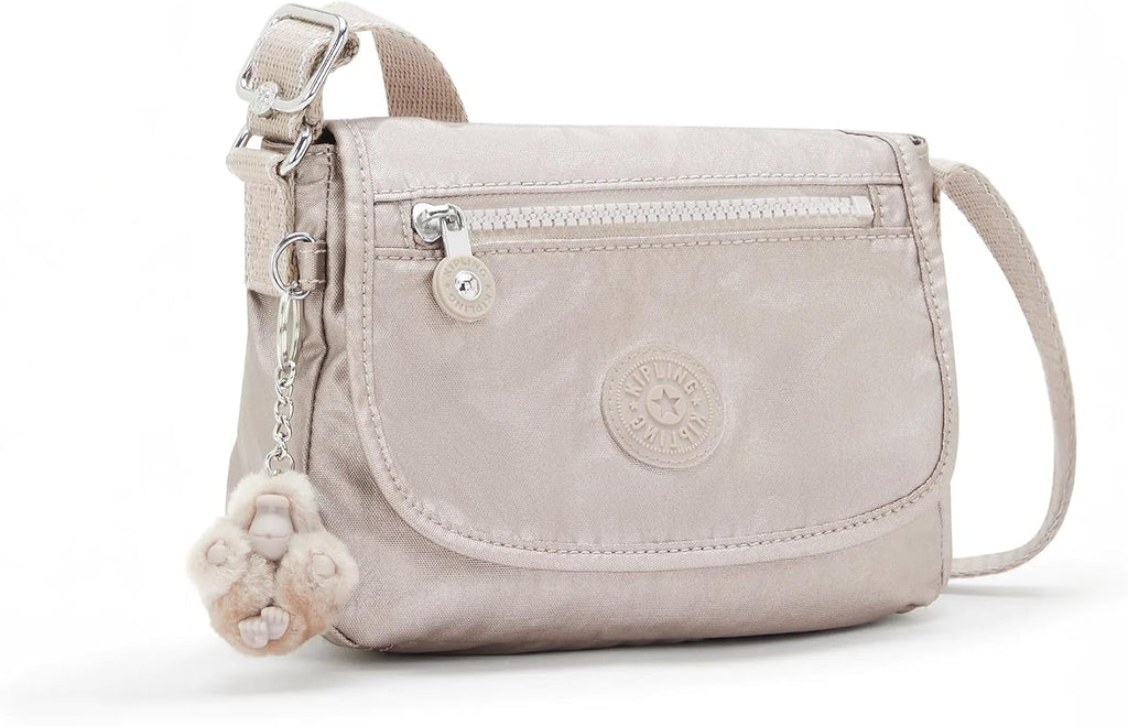 Kipling Sabian - Minibolsa bandolera estampada