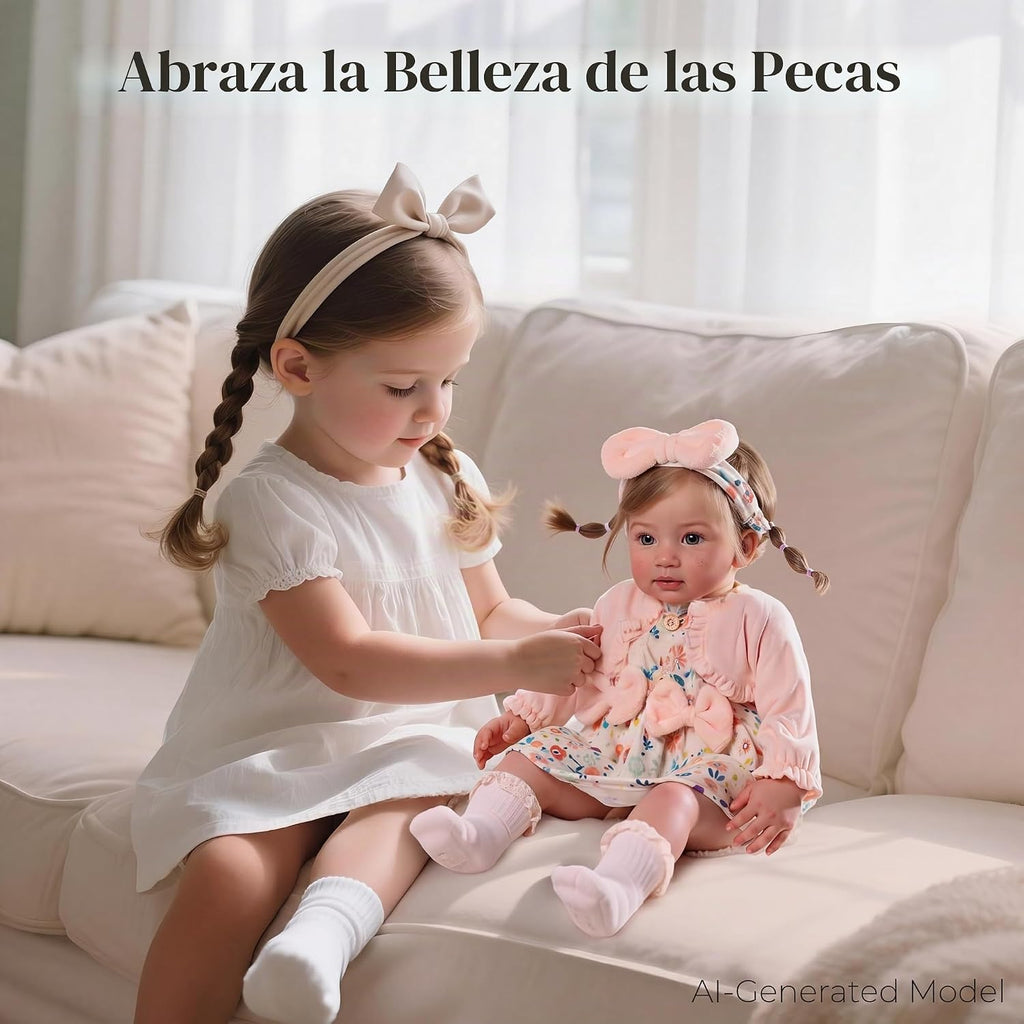 BABESIDE - Muñecas de bebé Reborn realistas de 24 pulgadas, cuerpo suave y posable