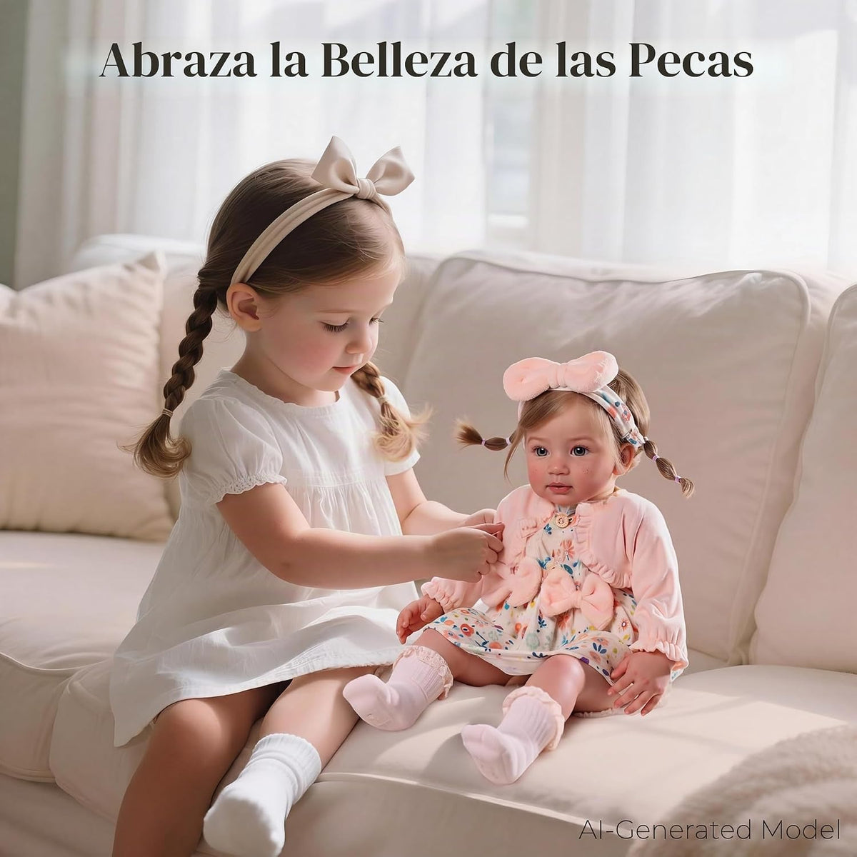 BABESIDE - Muñecas de bebé Reborn realistas de 24 pulgadas, cuerpo suave y posable