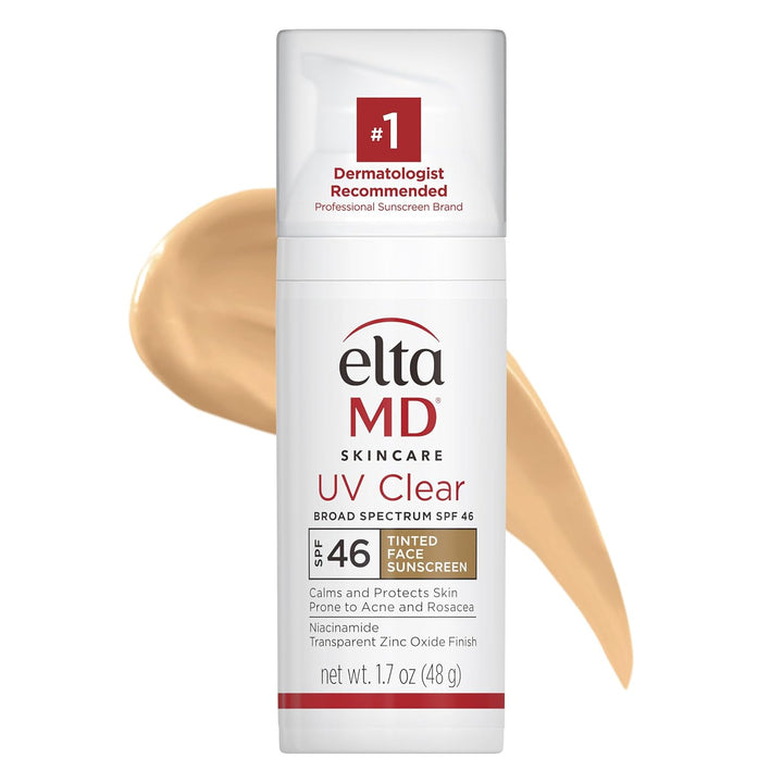 EltaMD UV Clear Face Sunscreen SPF 46, Oil-Free Sunscreen with Zinc...