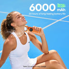 SSWind Ventilador de mano portátil de 6000 mAh con refrigeración po...