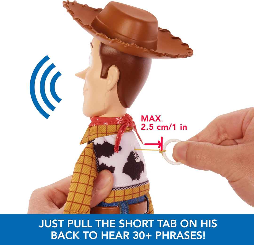 Mattel Disney Pixar Toy Story Talking Woody Figura de