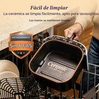 Cosori Air Fryer Pro LE 5 Qt, Cerámica libre de PFAS, 9 en 1, 20 Forros, Blanco