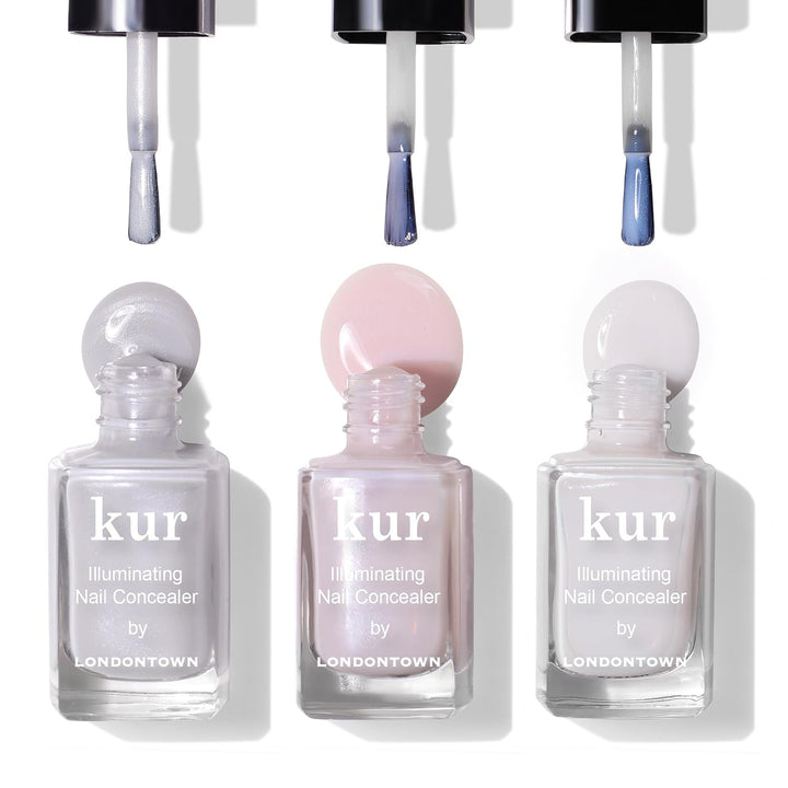 LONDONTOWN Corrector de uñas iluminador: esmalte de uñas brillante...