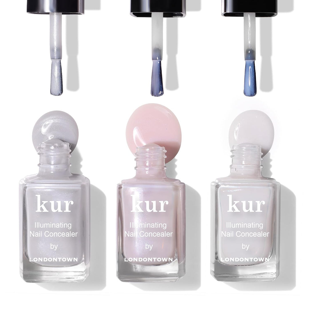 LONDONTOWN Corrector de uñas iluminador: esmalte de uñas brillante...