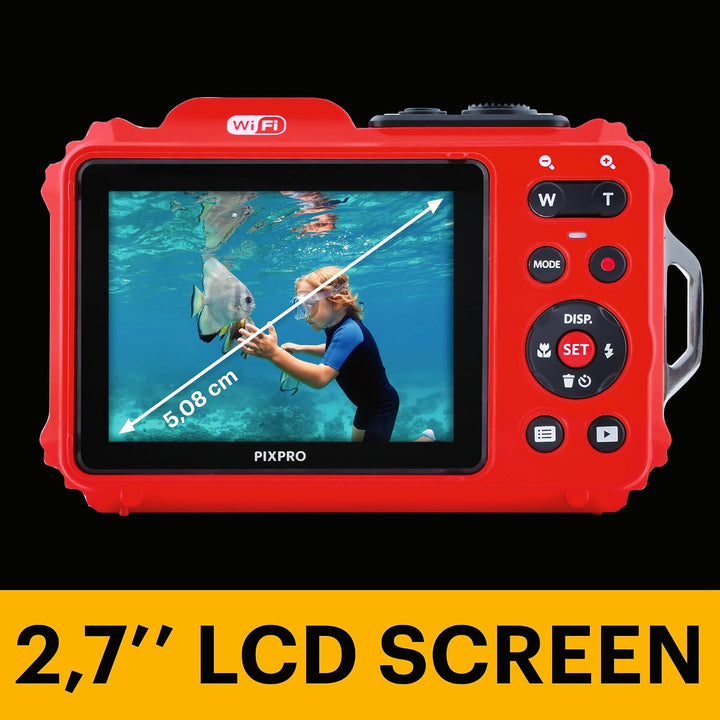 Cámara digital KODAK PIXPRO WPZ2 resistente a prueba de agua 16MP c...