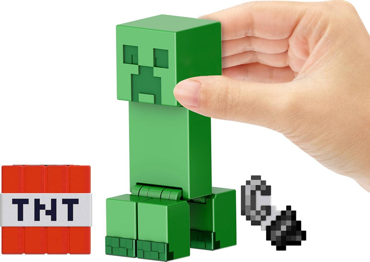 Mattel Minecraft Figura de acción y accesorios Paquete de 2 con Cre...