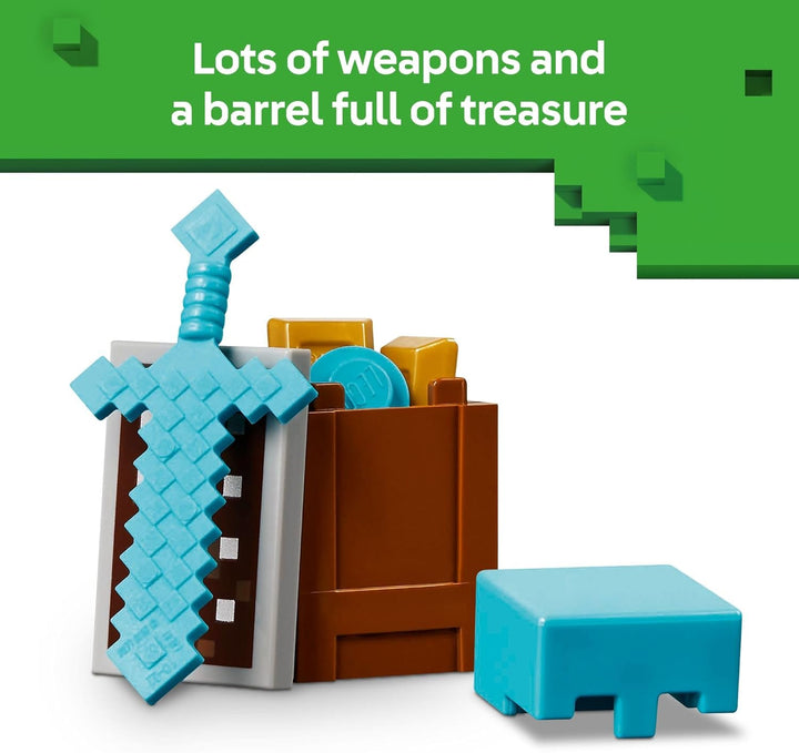 LEGO Minecraft The Illager Desert Patrol Figuras de