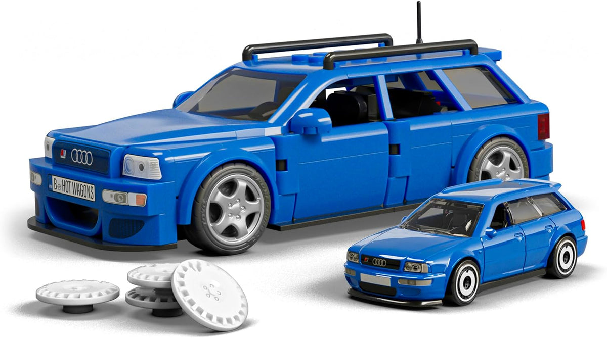 Mattel Brick Shop Hot Wheels Audi Avant RS2 Kit de
