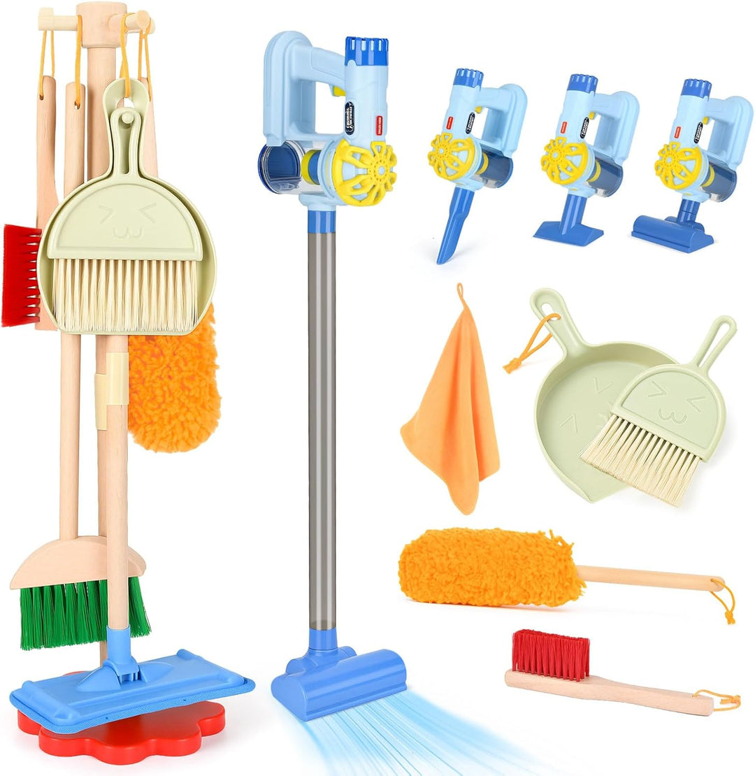 Dreamon Juego de limpieza de madera para niños pequeños \u2013 11 p...