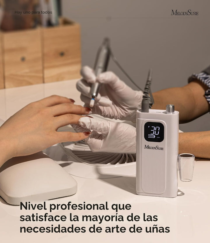 MelodySusie Pulidor de uñas de nivel de entrada con clip, inalámbri...