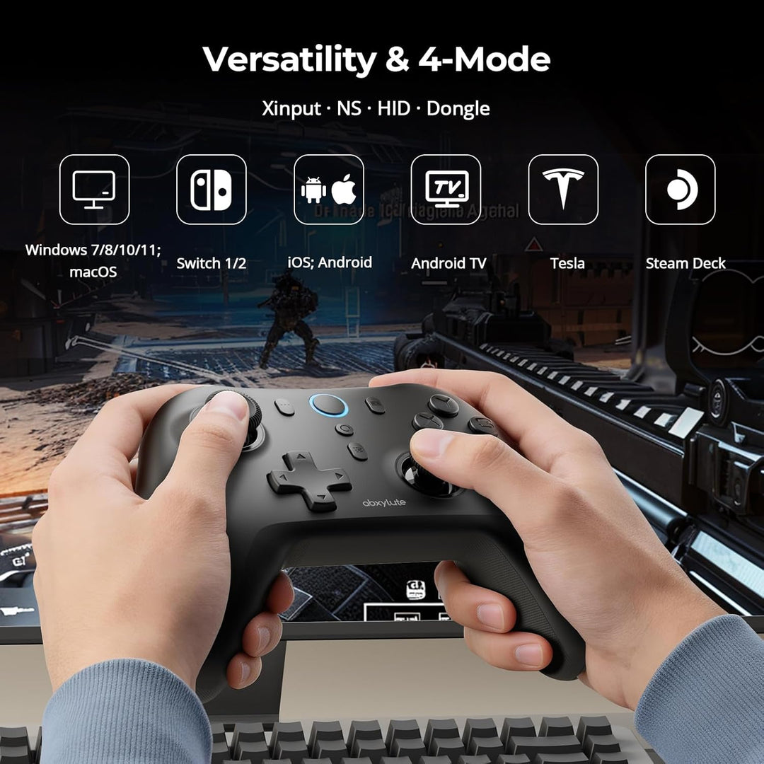 C6 Wireless PC Controller, Bluetooth Game Controller- 1000Hz Pollin...